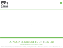 Tablet Screenshot of estanciaelduende.com